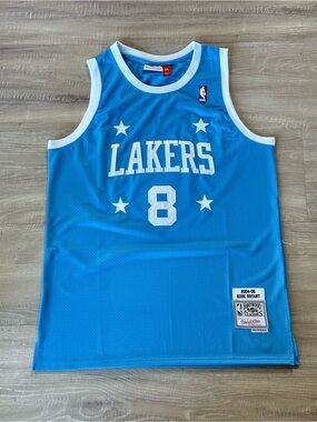 Kobe Bryant Los Angeles Lakers #8 Souvenir Jersey Baby Blue XXL